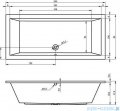 Riho Lusso wanna prostokąta 200x90cm z hydromasażem JOY lewa B016009005