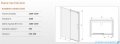 Sanplast drzwi przesuwne D2/ALTIIa-120-130 120-130x210 cm przejrzyste 600-121-1521-42-401
