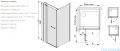 Sanplast Prestige III KNDJ2/PRIII kabina prostokątna 80x120x198 cm czarny matowy 600-073-0280-59-401