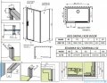 Radaway Idea Black Kds kabina prysznicowa 110x70 lewa czarny mat/szkło przejrzyste 10115110-54-01L/10117070-01-01