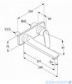 Kludi BALANCE ścienna bateria umywalkowa chrom 522470575