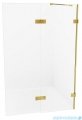 New Trendy Avexa Gold parawan nawannowy 2-częściowy 130x150 cm prawy przejrzyste EXK-2017