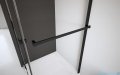Radaway Idea Black Kdd Factory kabina prysznicowa 120x80cm czarny mat/szkło przejrzyste 387064-54-55L/387061-54-55R