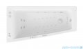 Roca Easy wanna 150x80cm lewa z hydromasażem Effects Gold Opcja