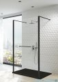 Sanplast Altus PII/ALTIIa kabina walk-in 160x212 cm czarny matowy 600-121-2801-59-401