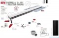 Wiper New Premium Black Glass Odpływ liniowy z kołnierzem 70 cm syfon drop 50 poler 500.0385.01.070