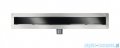 Besco Virgo Black czarny odpływ liniowy 90x6cm OL-90-VBL