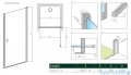Radaway Nes Dwj I Drzwi wnękowe 70 cm prawe szkło przejrzyste 10026070-01-01R