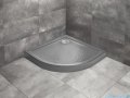  Radaway Doros A Compact Stone  brodzik półokrągły 80x80cm antracyt SDRA8080-05-64S