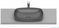 Roca FINECERAMIC umywalka wpuszczana w blat cienkościenna Soft 55x37 onyx A327504640