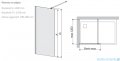 Sanplast Space Wall P/SPACEWALL kabina walk-in 80x203 cm czarny matowy 600-320-2120-59-401