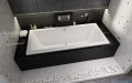 Riho Lusso 170x75cm wanna prostokątna z hydromasażem Pneumatic S2 prawa + nogi + syfon BA18-PNES2-P