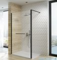 Sanplast Altus PI/ALTIIa kabina walk-in 140x212 cm czarny matowy 600-121-2581-59-401
