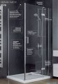 Besco Viva kabina prostokątna prawa 120x80x195cm przejrzyste VPP-128-195C