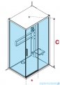 Novellini Glax 2 2.0 kabina masażowo-parowa 120x90 prawa srebrna G222P290DM5-1BB