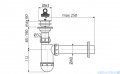 Alcaplast syfon umywalkowy DN40, sitko z tworzywa DN63 A42