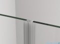 SanSwiss Cadura White Line drzwi wahadłowe 100cm jednoczęściowe lewe z polem stałym biały mat CA31CG1000907