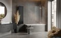 Radaway Essenza Pro Brushed Copper Pnd II parawan nawannowy 100cm prawy szczotkowana miedź 10102100-93-01R