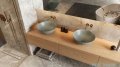 Excellent Design Korek klik-klak umywalkowo bidetowy, korpus złoty połysk pokrywa ceramiczna mint blue mat ARIN.1485.K.01.MBMGL