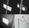 Radaway Fuenta Kdj+S kabina 75x120x75cm prawa chrom połysk szkło przejrzyste 1384049-01-01/1384024-01-01R/1384049-01-01