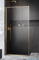 Radaway Modo F II Gold kabina Walk-in 160x201cm Złoty połysk szkło przejrzyste 10409164-09-01