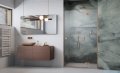 Radaway Essenza 8 Brushed Copper Dwj drzwi wnękowe 120cm prawe szczotkowana miedź/szkło przejrzyste 10480812-01-01R/10460337-93-01R