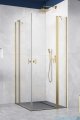 Radaway Nes KDD II Brushed Gold kabina 90x80 szczotkowane złoto 10031090-99-01L/10031080-99-01R