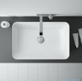 Elita Nomia umywalka nablatowa ceramiczna 50x39cm black matt 145291