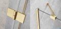 Radaway Essenza Gold PND II parawan nawannowy 130cm prawy złoty połysk/przejrzyste 110002130-09-01R