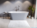 Besco Deeva Glam Złota Illume Coat 170x80 cm wanna wolnostojąca + maskownica odpływu czarny matt #WWA-170DGZB