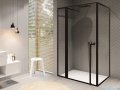 Riho Lucid GD203 kabina prysznicowa z wieszakiem 130x80cm czarna G005022121