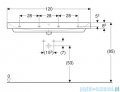 Geberit Smyle Square Umywalka 120x48cm 500.225.01.1