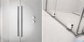 Radaway Furo DWJ drzwi prysznicowe 160cm prawe szkło przejrzyste 10107822-01-01R/10110780-01-01