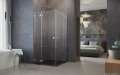 Radaway Essenza Pro Brushed Nickel Kdd kabina 100x100cm szczotkowany nikiel 10096100-91-01L/10096100-91-01R