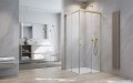 Radaway Idea Kdd Brushed Gold kabina 70x75cm szczotkowane złoto 387065-99-01L/387066-99-01R