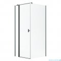 Radaway Nes Kdj II Brushed GunMetal kabina 100x75cm lewa szczotkowany grafit 10032100-92-01L/10039075-01-01