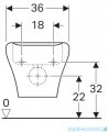 Geberit myDay bidet wiszcy biały 235450600