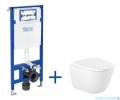 Roca zestaw podtynkowy DUPLO ONE + miska WC podwieszana ONA RIMLESS COMPACTO z deską A893106400