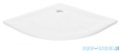 New Trendy Mild Stone Brodzik akrylowy półokrągły 90x90x4,5 cm biały B-0538