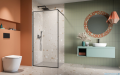 Radaway Modo F II Black kabina Walk-in 100x201cm Czarna szkło przejrzyste 10409104-54-01