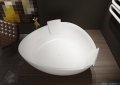 Riho LIMITED Oviedo wanna trójkątna wolnostojąca BIAŁY MAT 160x160cm B125001105