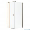 Radaway Nes Kdj II Brushed Copper kabina 120x90cm lewa szczotkowana miedź 10032120-93-01L/10039090-01-01
