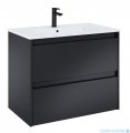 Roca Alpine szafka 78x45x59 cm CZARNY MAT A857865532