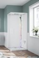 Novellini Glax 1 2.0 kabina z sauna parową 90x70 prawa biała G21A9079DT5-1UU