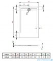 Radaway Teos F brodzik 180x90cm biały HTF18090-04
