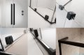 Radaway Furo SL Black KDD kabina 100x120cm czarny mat/szkło przejrzyste 10305100-54-01L/10305120-54-01R