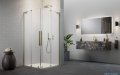 Radaway Furo SL Brushed Gold KDD kabina 120x100cm szczotkowane złoto 10305120-99-01L/10305100-99-01R