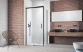 Radaway Idea Black Kdj kabina prysznicowa 120x70 prawa czarny mat/szkło przejrzyste 387042-54-01R/387048-54-01L