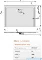 Sanplast Space Mineral brodzik prostokątny 120x75x1,5cm+syfon 645-290-0250-01-000