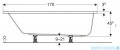Geberit Perfect wanna prostokątna 170x75cm 554.073.01.1